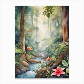 Flora Of The Jungle Canvas Print