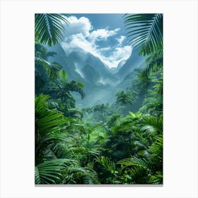 Tropical Jungle Canvas Print