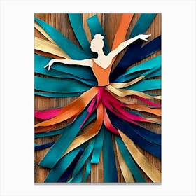 Swirling Ballerina Canvas Print