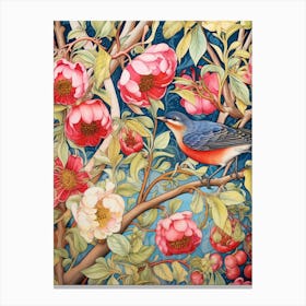 Bird On A Branch 4 Canvas Print