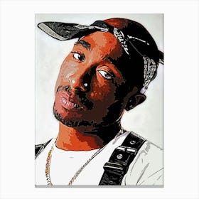 Tupac Shakur Canvas Print