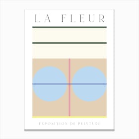 La Fleur Geometric Flowers Poster Set 6 1 Canvas Print