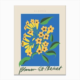 Algeria Flower Market Canvas Print