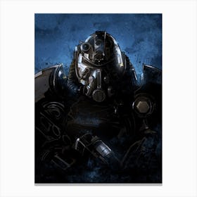 Fallout Armor Canvas Print