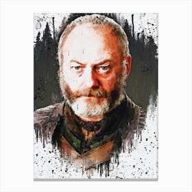 Davos Seaworth Game Of Thrones Painting Canvas Print
