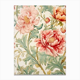 Floral Wallpaper 180 Canvas Print