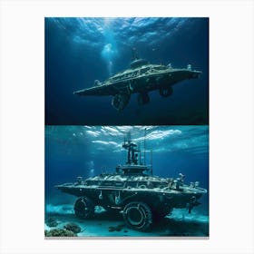 USO: A Very Very Strange Sea-Reimagined 53 Canvas Print