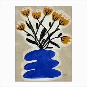 The Blue Vase Canvas Print