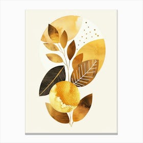 Gold Leaf Canvas Print 11 Canvas Print