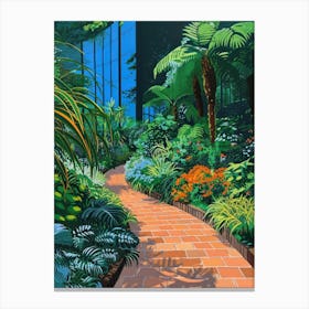 Barbican Conservatory London Parks Garden 2 Painting Canvas Print