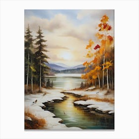 Winter Landscape 24 Canvas Print