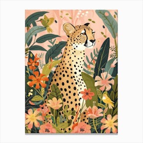 Cheetah In The Jungle 5 Canvas Print