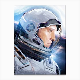 Interstellar Astronaut Canvas Print