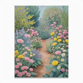 Garden Path In Spring Lienzo