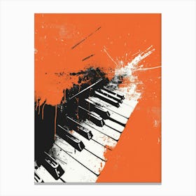 Piano Keys 2 Canvas Print