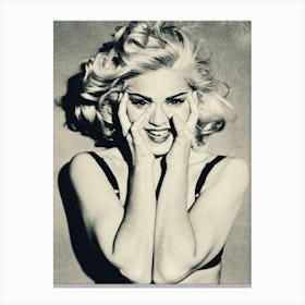 Madonna Music Portrait Gift Canvas Print