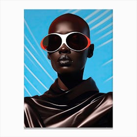 Afrofuturistic Whirlwind: Sartorial Stars Canvas Print