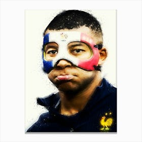 Kylian Mbappe France 5 Canvas Print