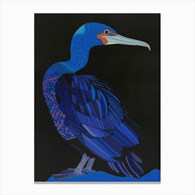 Blue Cormorant Canvas Print