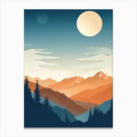 Mountain Landscape 6 Canvas Print