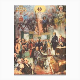 Signing Of The Constitution Canvas Print