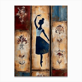 Ballerina Mural 2 1 Canvas Print