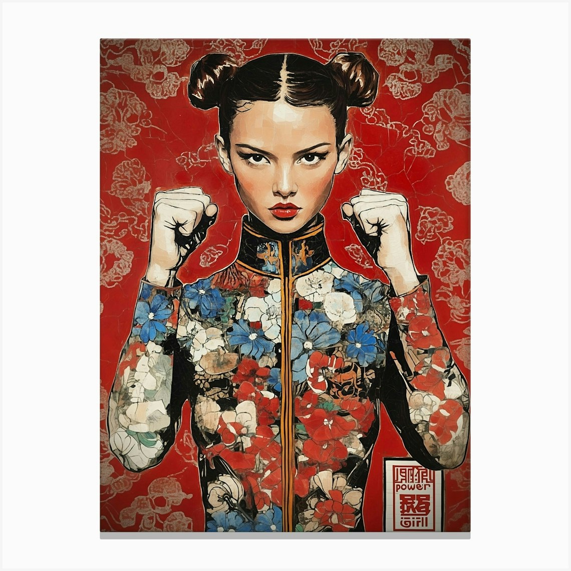 Girl Power Canvas Print by Lika Ramati
