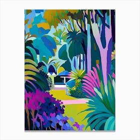 Keirunga Gardens, 1, New Zealand Abstract Still Life Canvas Print