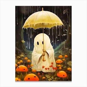 Ghost In The Rain Canvas Print