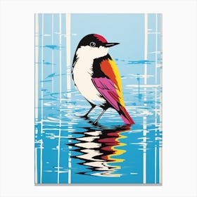 Andy Warhol Style Bird Dipper 1 Canvas Print