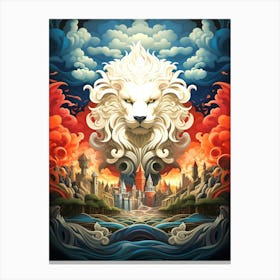 Lion Of The City Canvas Print