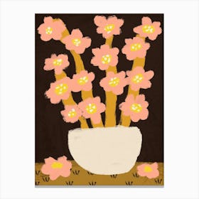 Pastel Flower Impression No 8 Canvas Print