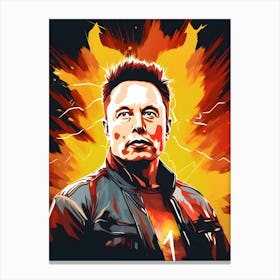 Elon Musk 3 Canvas Print