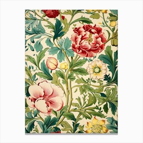 Floral Wallpaper 148 Canvas Print