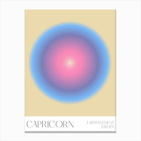 Capricorn Aura Canvas Print