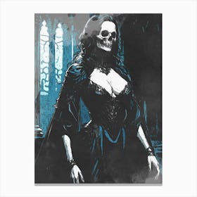 Queen Of Death Canvas Print