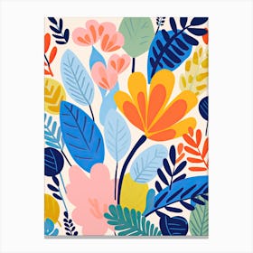 Flowers 2, Matisse style Canvas Print