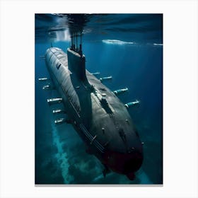Submarine - -Reimagined 2 Canvas Print