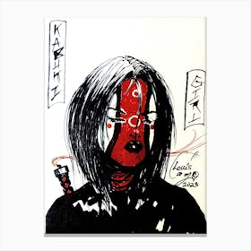 KABUKI GIRL Canvas Print