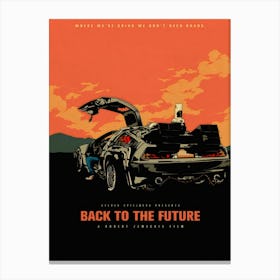 Back To The Future Film 1 Canvas Print