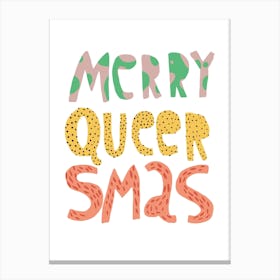 Merry Queersmas Canvas Print