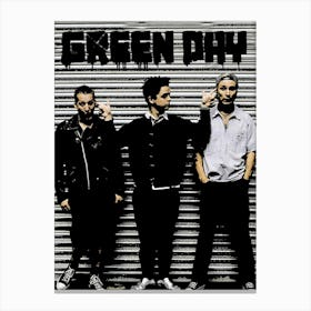 Green Day band music 5 Canvas Print