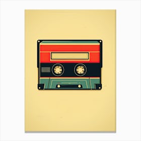 Cassette Tape 5 Wall Art Canvas Print