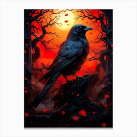 Raven 1 Canvas Print