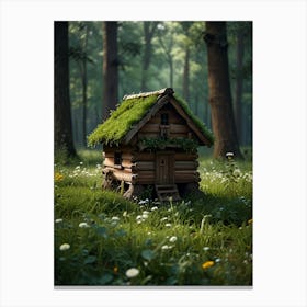 Fairy House In The Forest Canvas Print