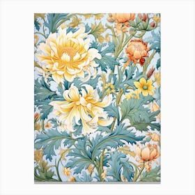 Floral Wallpaper 26 Canvas Print