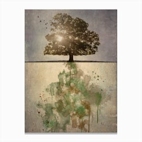Horizon Tree Canvas Print
