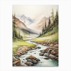 Mountain Stream.3 Canvas Print