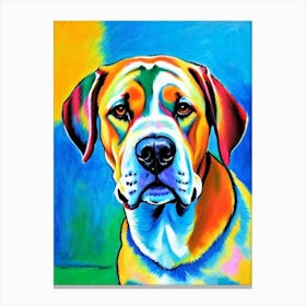 Boerboel Fauvist Style dog Canvas Print