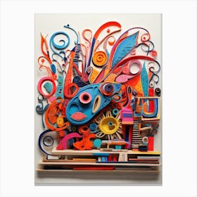 Abstract Sculpture Canvas Print